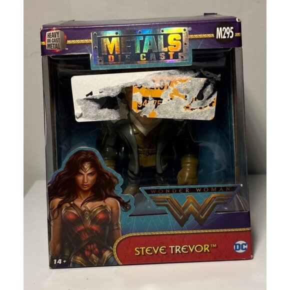 Wonder Woman Steve Trevor 4" Die-Cast Figure By Jada Toys - Picture 1 of 7